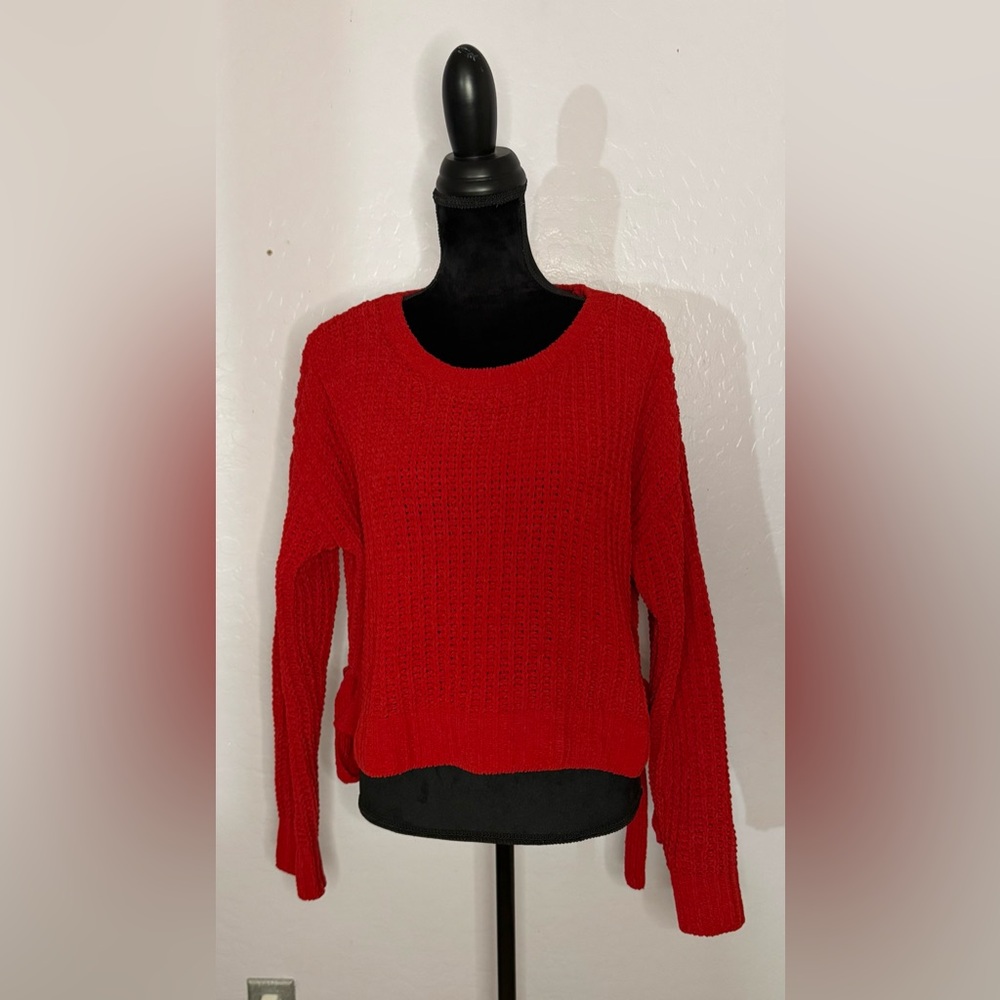 Candie’s Red Sweater With Bows